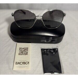 NEW NWT COACH GIA Silver Womens Sunglasses L1070 HC7090 UV Protection Metal